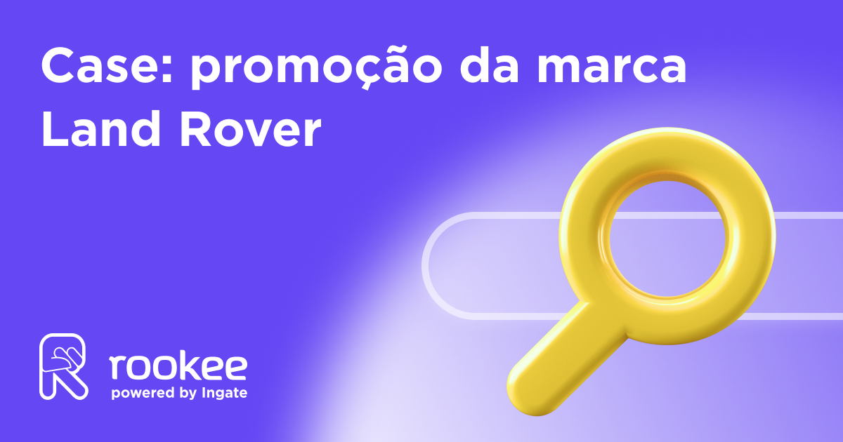 LAND ROVER: promoção em mecanismos de pesquisa para automóveis de marca de classe premium